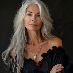 欧美半老徐娘性感人像写真摄影图片